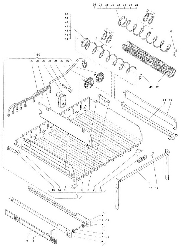 ZANUSSI / NECTA - RONDO TRAY ASSEMBLY